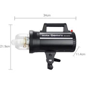 Godox Gemini GS300II Studio Flash Light 300Ws Bowens Mount Strobe Flash (UK Plug)