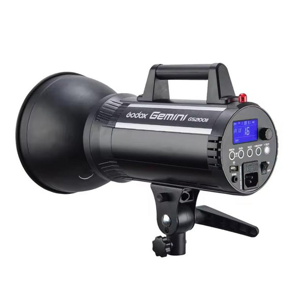 Godox Gemini GS200II Studio Flash Light 200Ws Bowens Mount Strobe Flash (US Plug)