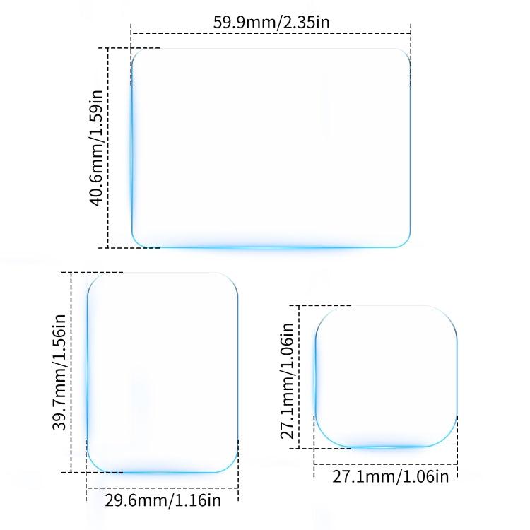 For GoPro HERO13 Black STARTRC 2 Sets 3 in 1 Lens and Front Back Screen Tempered Glass Film - free shipping - PMC Jewellery - Order now!