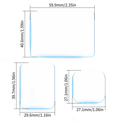 For GoPro HERO13 Black STARTRC 2 Sets 3 in 1 Lens and Front Back Screen Tempered Glass Film - free shipping - PMC Jewellery - Order now!