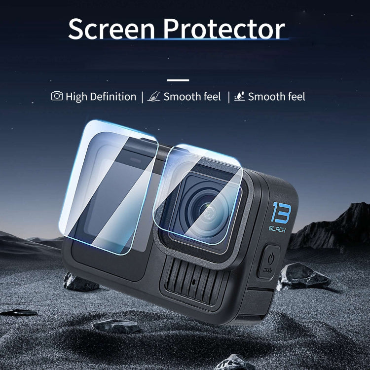 For GoPro HERO13 Black STARTRC 2 Sets 3 in 1 Lens and Front Back Screen Tempered Glass Film - free shipping - PMC Jewellery - Order now!