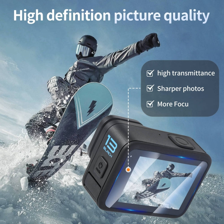 For GoPro HERO13 Black STARTRC 2 Sets 3 in 1 Lens and Front Back Screen Tempered Glass Film - free shipping - PMC Jewellery - Order now!
