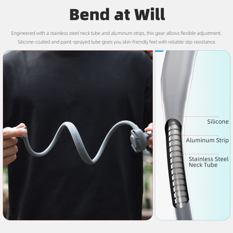 Sunnylife POV Neck Mount Hand Free Video Vlog Neck Selfie Holder with Body Strap (Grey) - free shipping - PMC TechLife - Order now!