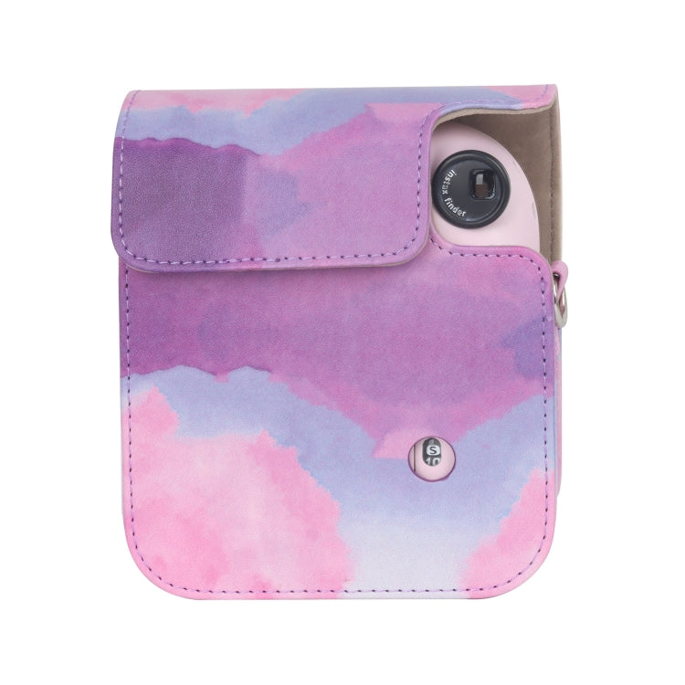 For FUJIFILM instax mini 12 Painted Full Body Leather Case Camera Bag with Strap(Dream Cloud) - Leather Bag by PMC TechLife | Online Shopping South Africa | PMC TechLife | Buy Now Pay Later Mobicred