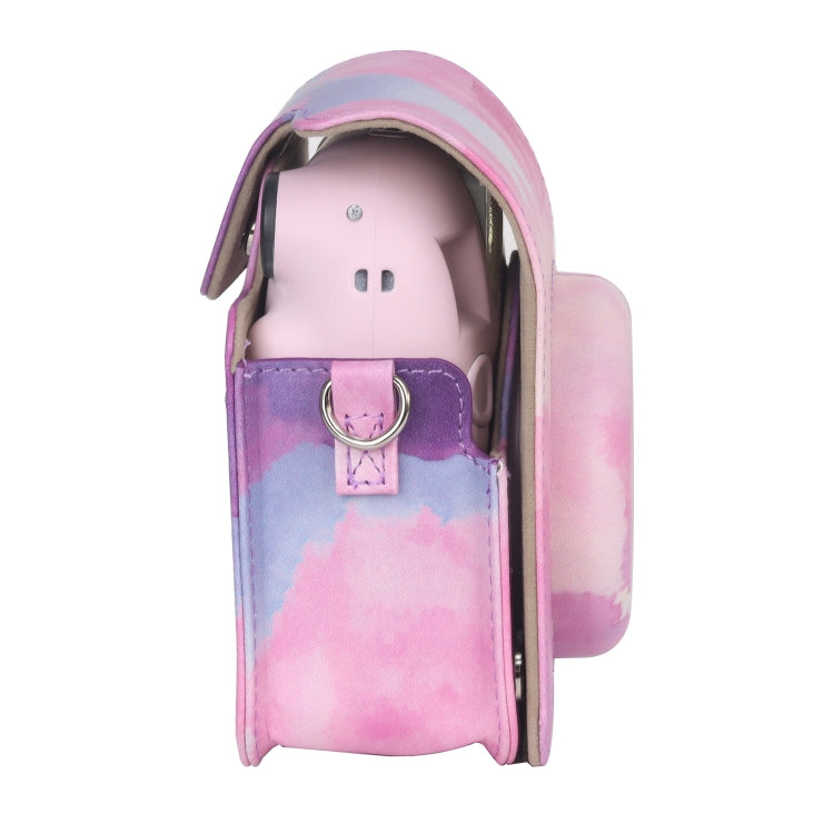 For FUJIFILM instax mini 12 Painted Full Body Leather Case Camera Bag with Strap(Dream Cloud)
