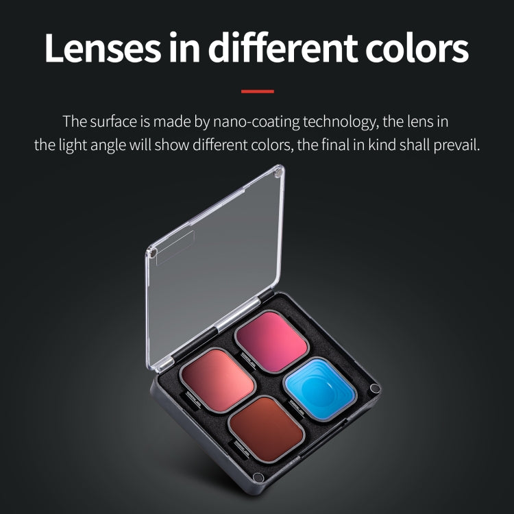 STARTRC 4 in 1 ND8 ND16 ND32 CPL Lens Filter for GoPro HERO13 Black /12 Black /11 Black /10 Black /9 Black - free shipping - PMC TechLife - Order now!