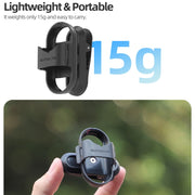 For Insta360 GO3 / GO 3S Sunnylife 360 Degree Rotation Backpack Clip Action Camera Clamp Mount (Black)