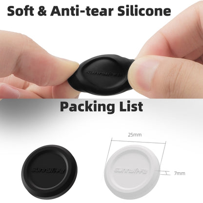 For Insta360 GO 3S Sunnylife 2pcs Black and White Scratch-resistant Lens Protective Cap - free shipping - PMC Jewellery - Order now!