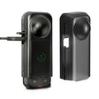For Insta360 X4 Sunnylife Integrated Lens Screen Camera Cover Protector Screen Protective Case (Transparent Black) - free shipping - PMC TechLife - Order now!