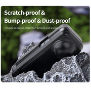 For Insta360 X4 Sunnylife Integrated Lens Screen Camera Cover Protector Screen Protective Case (Transparent Black)