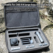 For Insta360 X4 / X5 Carrying Case Portable Storage Bag, Size:33.4 x 24 x 6.7cm (Grey)