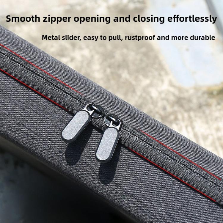 For Insta360 X4 / X5 Carrying Case Portable Storage Bag, Size:33.4 x 24 x 6.7cm (Grey)
