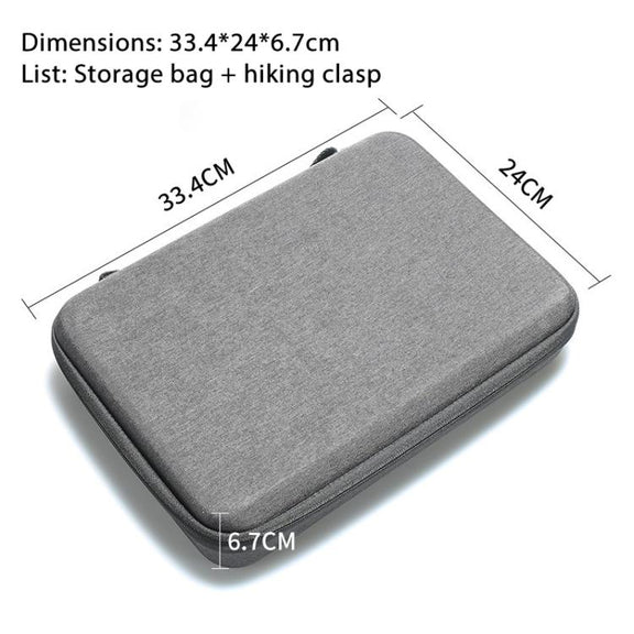 For Insta360 X4 / X5 Carrying Case Portable Storage Bag, Size:33.4 x 24 x 6.7cm (Grey)