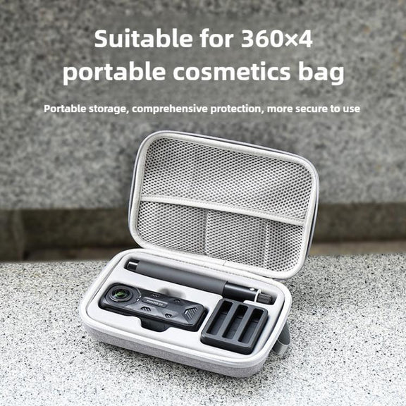 For Insta360 X4 / X5 Carrying Case Portable Storage Bag, Size: 24.2 x 16 x 6.3cm (Grey)