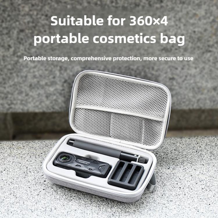For Insta360 X4 / X5 Carrying Case Portable Storage Bag, Size: 24.2 x 16 x 6.3cm (Grey)