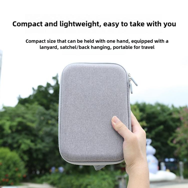 For Insta360 X4 / X5 Carrying Case Portable Storage Bag, Size: 24.2 x 16 x 6.3cm (Grey) - free shipping - PMC TechLife - Order now!