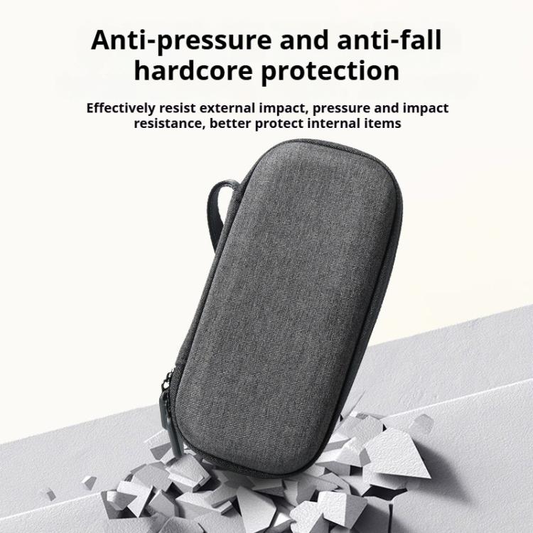 For Insta360 X4 / X5 Body Carrying Case Portable Storage Bag, Size: 16 x 8.1 x 6.6cm (Grey)