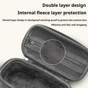 For Insta360 X4 / X5 Body Carrying Case Portable Storage Bag, Size: 16 x 8.1 x 6.6cm (Grey)