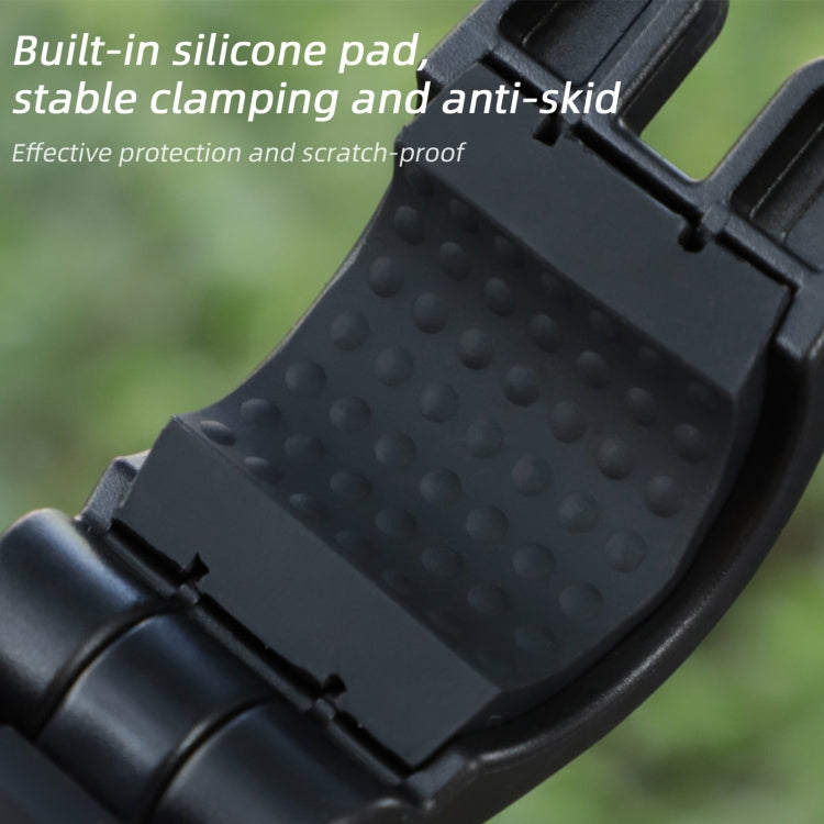 Sunnylife Sports Camera Universal Bicycle Clamp 360 Rotation 19-35mm Clip for DJI Action / Insta360 / GoPro (Black) - free shipping - PMC TechLife - Order now!