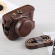 Full Body Camera PU Leather Case Bag with Strap for Fujifilm X100F (Coffee) - free shipping - PMC TechLife - Order now!