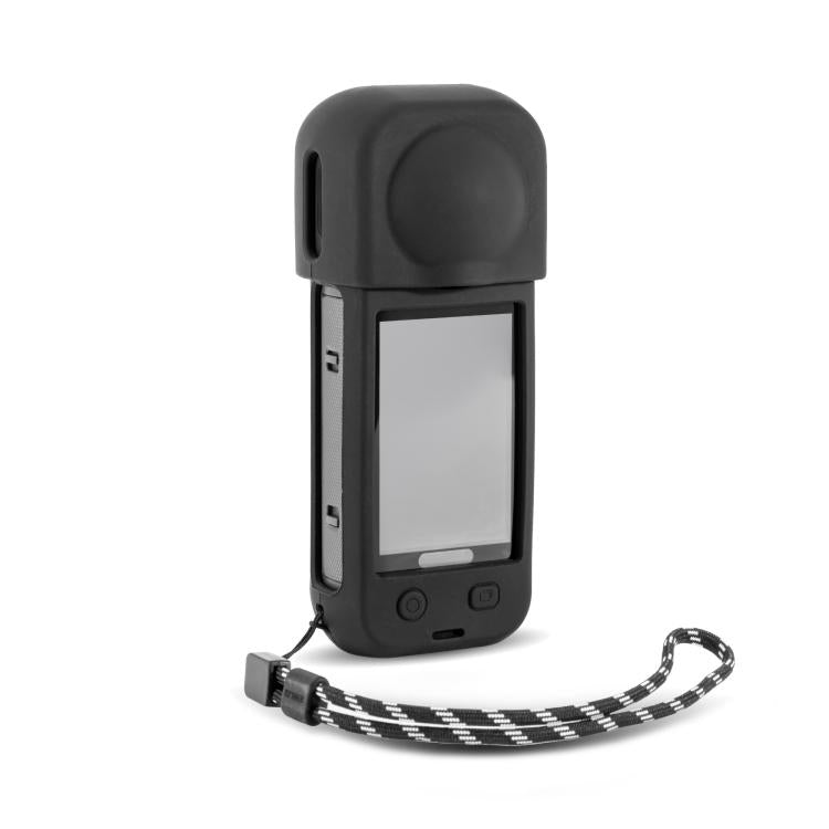 For Insta360 X5 STARTRC Silicone Heat Dissipation Protective Cover with Lens Cover (Black)