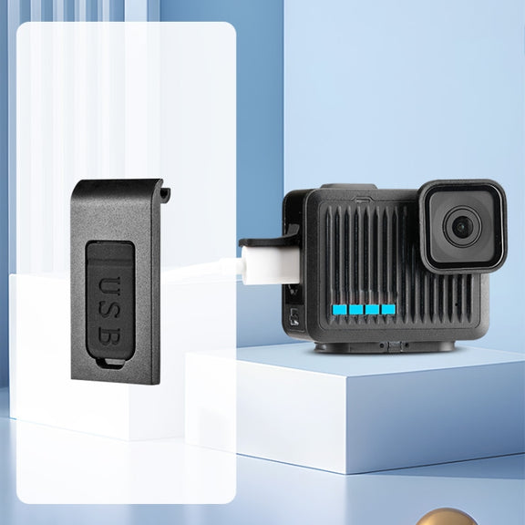 For GoPro HERO 2024 Side Interface Door Cover (Black)