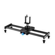 YELANGU L140T-A 40cm Carbon Fiber Slide Rail Track with Phone Clamp & BallHead Adapter for Smartphones (Black)