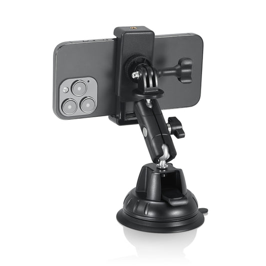 STARTRC Suction Cup Holder Bracket with Phone Clamp (Black) - free shipping - PMC Jewellery - Order now!