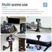 STARTRC Suction Cup Holder Bracket with Phone Clamp (Black)