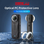 For Insta360 X5 STARTRC Slim Protective Lens Guad PC Lens Cover (Transparent)