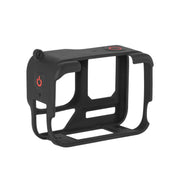 For Insta360 Ace Pro 2 STARTRC Body Silicone Case with Lens Cap & Lanyard (Black)