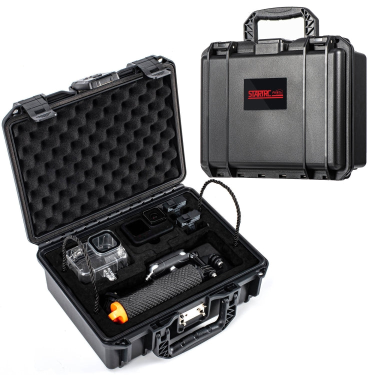 STARTRC DIY Combination Lock Waterproof Dual-layer Suitcase Storage Box (Black) - free shipping - PMC Jewellery - Order now!