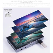 FEELWORLD P6X 5.5 inch Aluminium DSLR Camera Field Monitor Touch Screen 4K HDMI High Brightness 1000nit Monitor (Black)