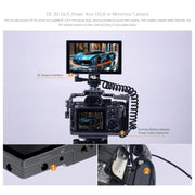 FEELWORLD P6X 5.5 inch Aluminium DSLR Camera Field Monitor Touch Screen 4K HDMI High Brightness 1000nit Monitor (Black)