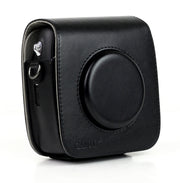 Vintage PU Leather Camera Case Protective bag for FUJIFILM Instax SQUARE SQ10 Camera, with Adjustable Shoulder Strap(Black)