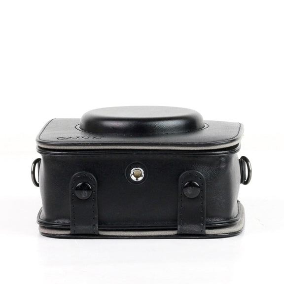 Vintage PU Leather Camera Case Protective bag for FUJIFILM Instax SQUARE SQ10 Camera, with Adjustable Shoulder Strap(Black)