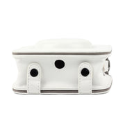 Vintage PU Leather Camera Case Protective bag for FUJIFILM Instax SQUARE SQ10 Camera, with Adjustable Shoulder Strap(White)