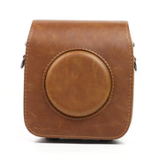 Vintage PU Leather Camera Case Protective bag for FUJIFILM Instax SQUARE SQ10 Camera, with Adjustable Shoulder Strap(Brown)
