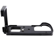 FITTEST LB-GH5 Vertical Shoot Quick Release L Plate Bracket Base Holder for Panasonic LUMIX GH5 Camera Metal Ballhead(Black)