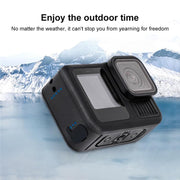 BS Plastic Battery Side Interface Cover with Silicone Plug for GoPro HERO13 Black /12 Black /11 Black /10 Black /9 Black