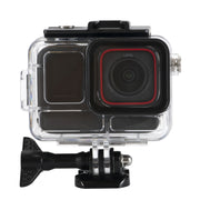 For Insta360 Ace Pro 2 Underwater Water-resistant Housing Case with Base Adapter & Screw (Transparent)