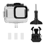 For Insta360 Ace Pro 2 Underwater Water-resistant Housing Case with Base Adapter & Screw (Transparent)