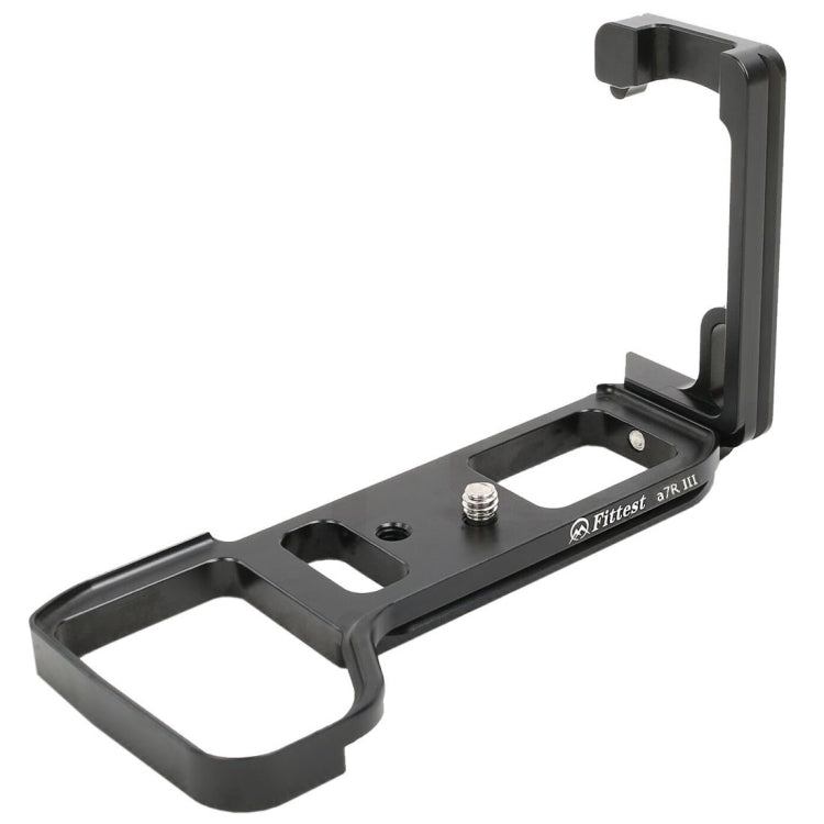 FITTEST A7R III  Vertical Shoot Quick Release L Plate Bracket Base Holder for Sony A7RIII (Black) - free shipping - PMC Jewellery - Order now!