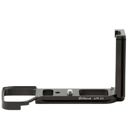 FITTEST A7R III  Vertical Shoot Quick Release L Plate Bracket Base Holder for Sony A7RIII (Black) - free shipping - PMC Jewellery - Order now!