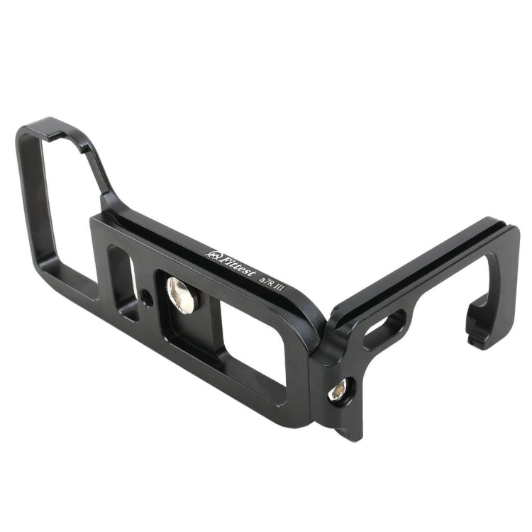 FITTEST A7R III  Vertical Shoot Quick Release L Plate Bracket Base Holder for Sony A7RIII (Black) - free shipping - PMC Jewellery - Order now!