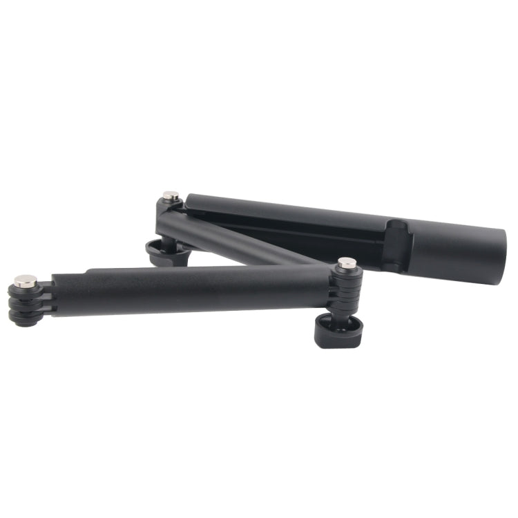 3-Way Monopod + Magic Mount Selfie Stick for GoPro, Insta360, DJI and Other Action Cameras, Length: 24.5-63cm(Black) - Extendable Pole by PMC Jewellery | Online Shopping South Africa | PMC Jewellery | Buy Now Pay Later Mobicred