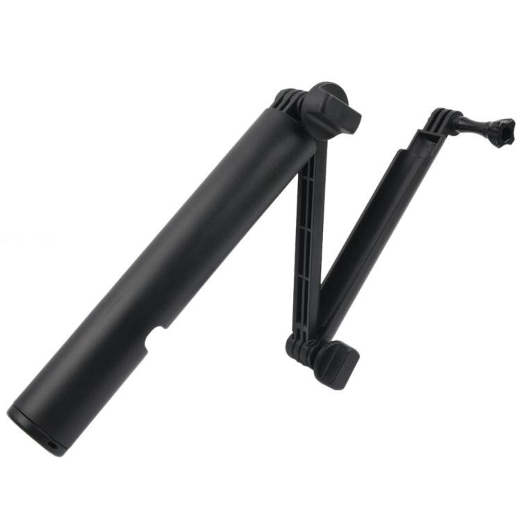 3-Way Monopod + Magic Mount Selfie Stick for GoPro, Insta360, DJI and Other Action Cameras, Length: 24.5-63cm(Black) - Extendable Pole by PMC Jewellery | Online Shopping South Africa | PMC Jewellery | Buy Now Pay Later Mobicred