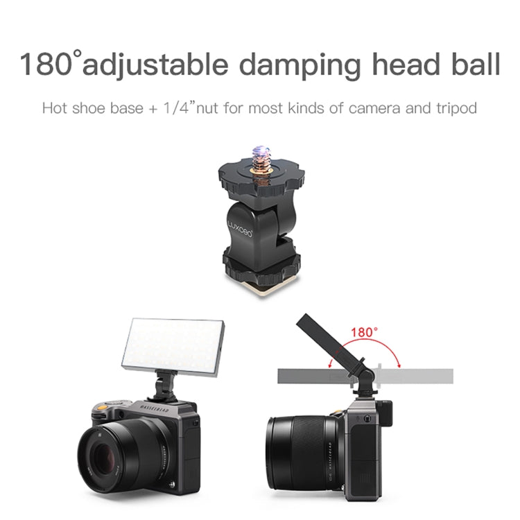 LUXCeO P03 LED Video Light 800LM Super Slim Panel Light On-camera Light Selfie Light Video Photography Studio Light - free shipping - PMC Jewellery - Order now!