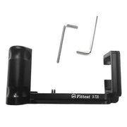 FITTEST X-T20 Vertical Shoot Quick Release L Plate Bracket Base Holder for FUJI X-T20 / X-T10 (Black)