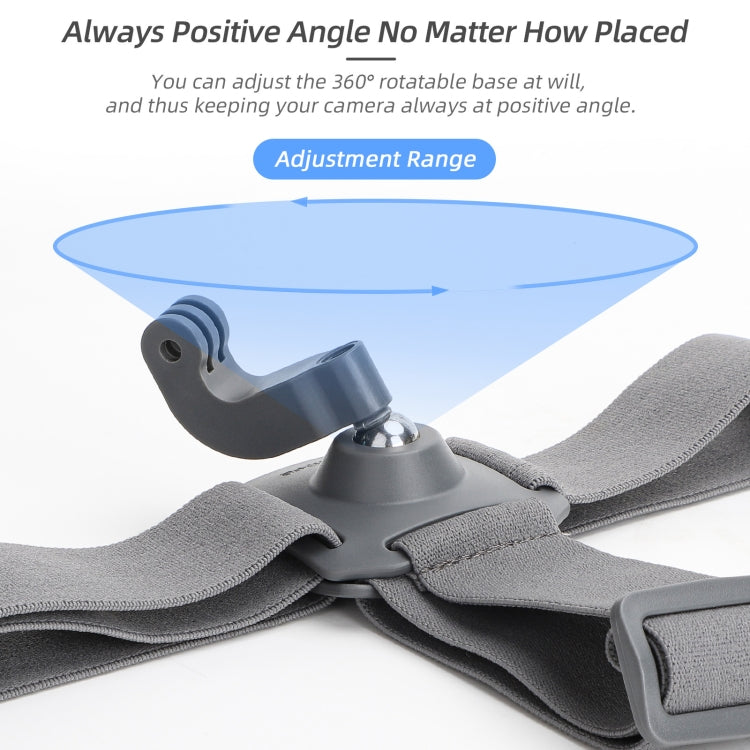 Sunnylife TD672 360 Rotation Adjustable Head Strap Vlog POV Mount Belt for GoPro, Insta360, DJI Osmo Action and Other Action Cameras (Camouflage) - Head Belt by Sunnylife | Online Shopping South Africa | PMC TechLife | Buy Now Pay Later Mobicred